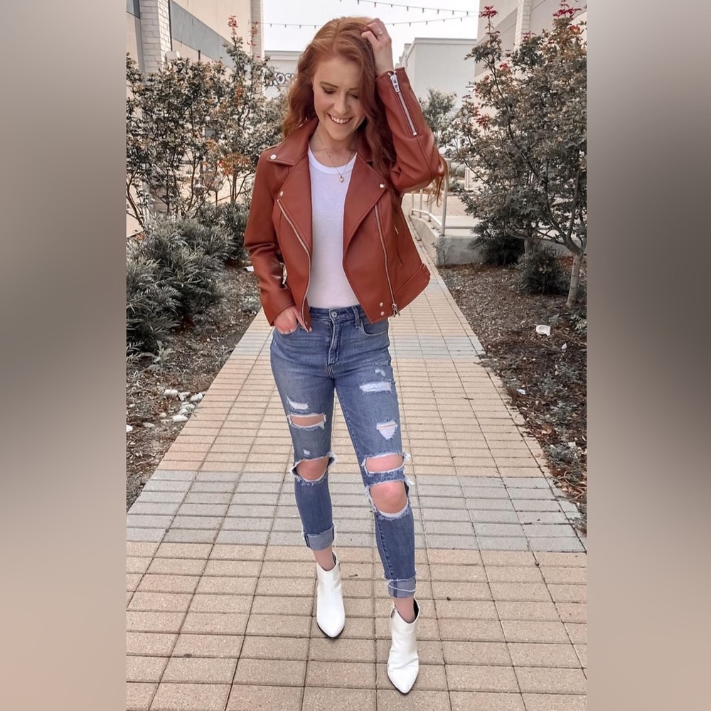 Blank NYC Brown Leather Jacket